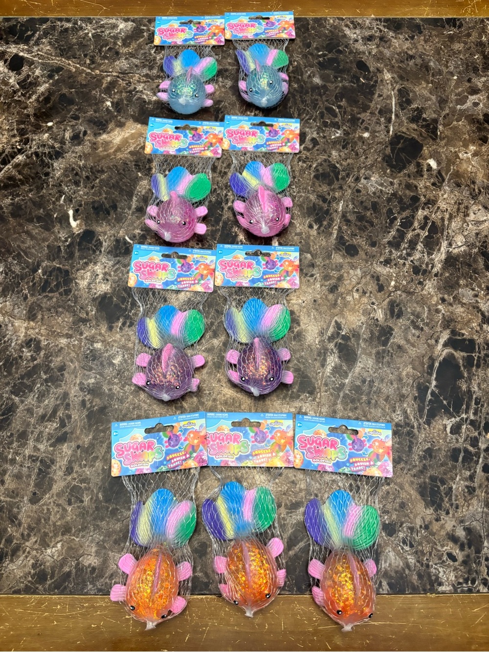 Sugar Swaps Rainbow Goldfish Squishy - Multicolored